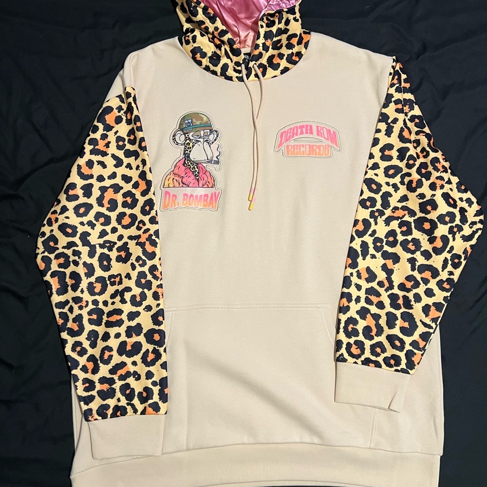 Bored Ape Death Row Records Dr. Bombay Hoodie Men’s Size 4XL NWT Coral